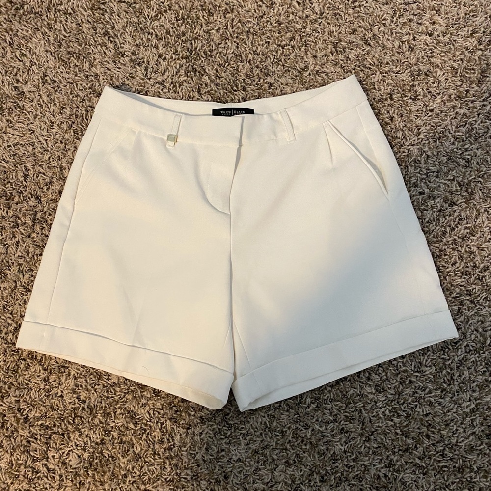 WHBM White Dress Shorts